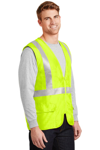 CornerStone ANSI 107 Class 2 Mesh Back Safety Vest (Safety Yellow)