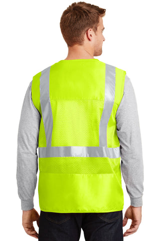 CornerStone ANSI 107 Class 2 Mesh Back Safety Vest (Safety Yellow)