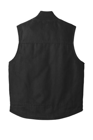 CornerStone Washed Duck Cloth Vest (Black)