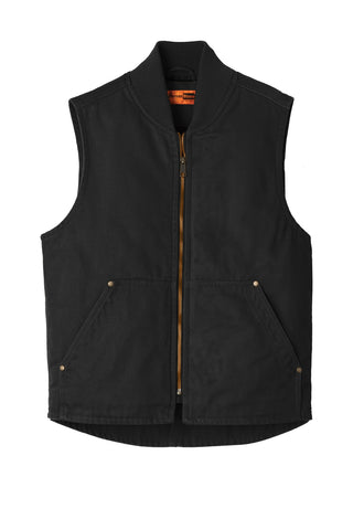 CornerStone Washed Duck Cloth Vest (Black)