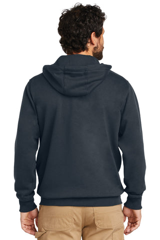 Carhartt Rain Defender Paxton Heavyweight Hooded Zip-Front Sweatshirt (New Navy)