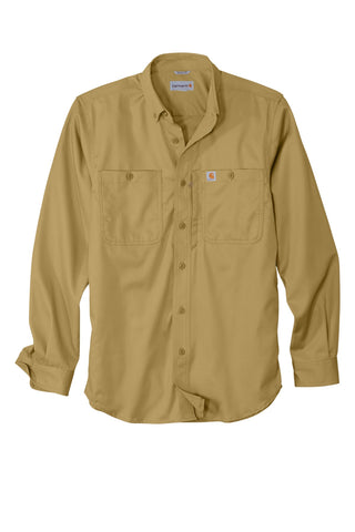 Carhartt Rugged Professional Series Long Sleeve Shirt (Dark Khaki)