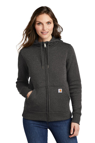 Carhartt Women's Clarksburg Full-Zip Hoodie (Carbon Heather)