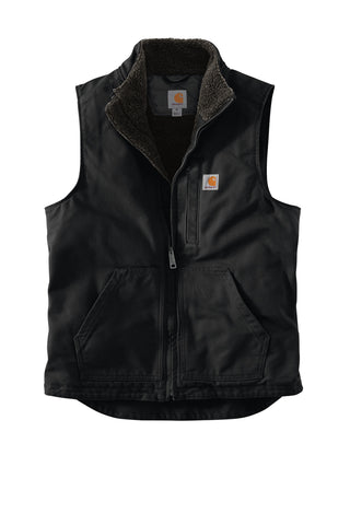 Carhartt Sherpa-Lined Mock Neck Vest (Black)