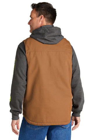 Carhartt Sherpa-Lined Mock Neck Vest (Carhartt Brown)