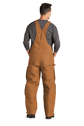 Carhartt Firm Duck Insulated Bib Overalls (Carhartt Brown)