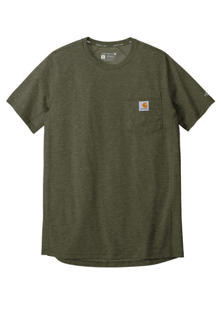 Carhartt Force Short Sleeve Pocket T-Shirt (Basil Heather)