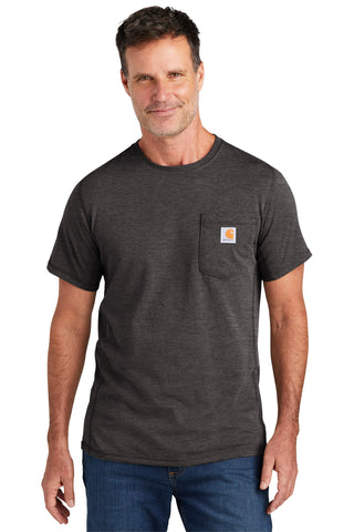 Carhartt Force Short Sleeve Pocket T-Shirt (Carbon Heather)