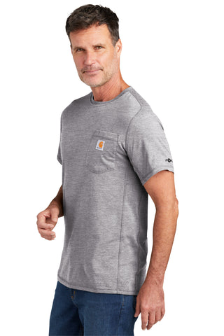 Carhartt Force Short Sleeve Pocket T-Shirt (Heather Grey)