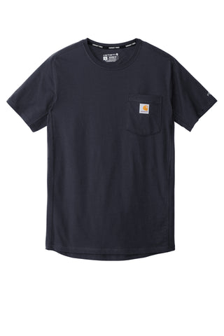 Carhartt Force Short Sleeve Pocket T-Shirt (Navy)