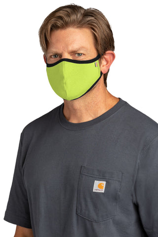 Carhartt Cotton Ear Loop Face Mask (3 pack) (Brite Lime)