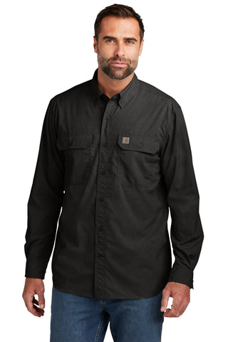 Carhartt Force Solid Long Sleeve Shirt (Black)