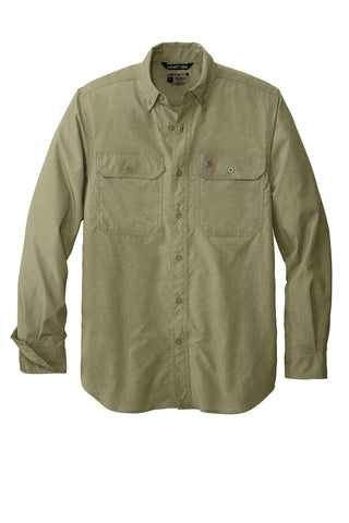 Carhartt Force Solid Long Sleeve Shirt (Burnt Olive)