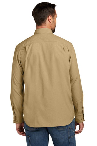 Carhartt Force Solid Long Sleeve Shirt (Dark Khaki)