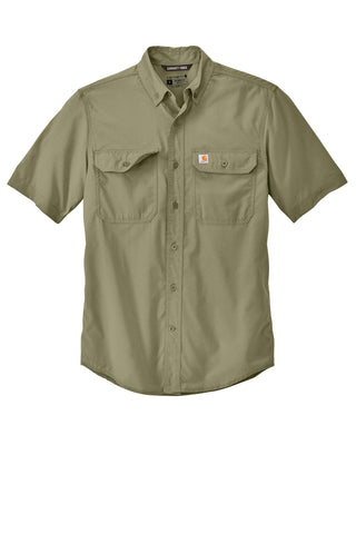 Carhartt Force Solid Short Sleeve Shirt (Burnt Olive)