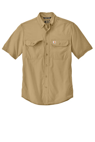 Carhartt Force Solid Short Sleeve Shirt (Dark Khaki)