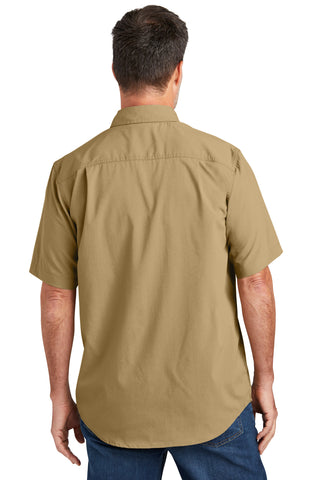 Carhartt Force Solid Short Sleeve Shirt (Dark Khaki)