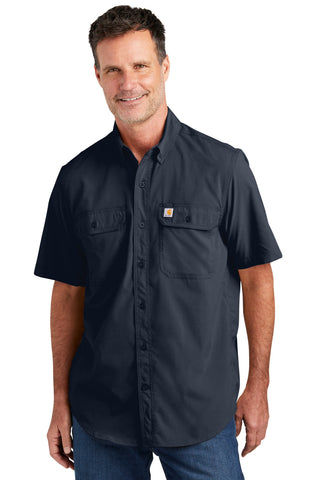 Carhartt Force Solid Short Sleeve Shirt (Navy)