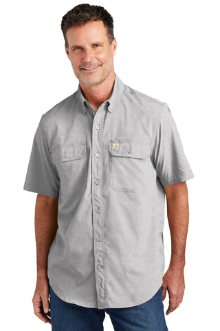 Carhartt Force Solid Short Sleeve Shirt (Steel)