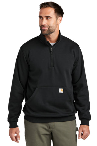 Carhartt Midweight 1/4-Zip Mock Neck Sweatshirt (Black)