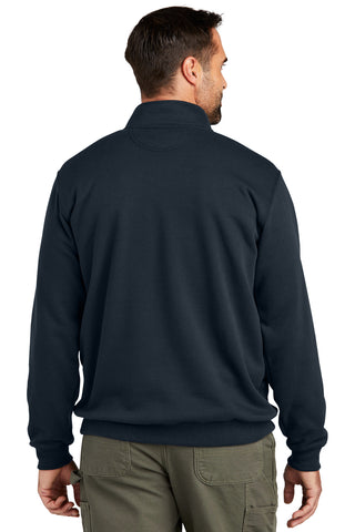 Carhartt Midweight 1/4-Zip Mock Neck Sweatshirt (New Navy)