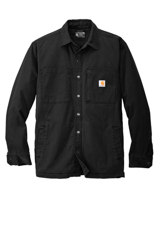 Carhartt Rugged Flex Fleece-Lined Shirt Jac (Black)