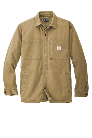 Carhartt Rugged Flex Fleece-Lined Shirt Jac (Dark Khaki)