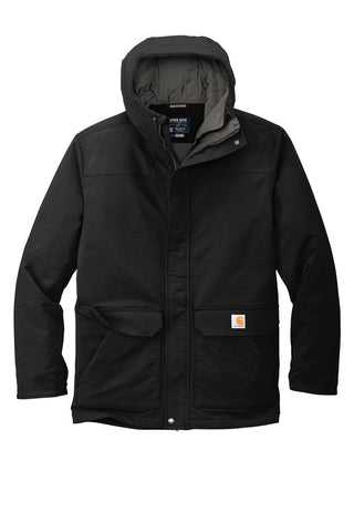 Carhartt Super Dux Insulated Hooded Coat (Black)