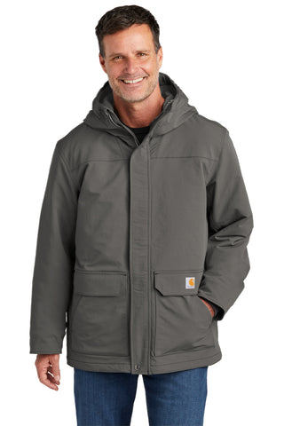 Carhartt Super Dux Insulated Hooded Coat (Gravel)