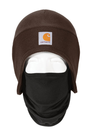 Carhartt Fleece 2-In-1 Headwear (Dark Brown)