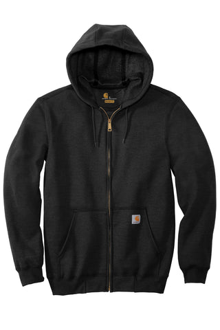 Carhartt Midweight Hooded Zip-Front Sweatshirt (Black)