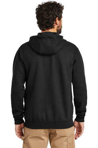 Carhartt Midweight Hooded Zip-Front Sweatshirt (Black)