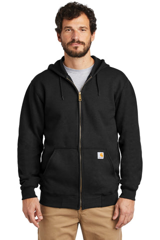 Carhartt Midweight Hooded Zip-Front Sweatshirt (Black)