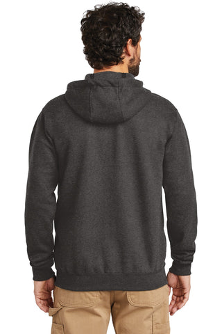 Carhartt Midweight Hooded Zip-Front Sweatshirt (Carbon Heather)