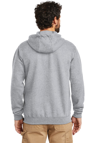 Carhartt Midweight Hooded Zip-Front Sweatshirt (Heather Grey)