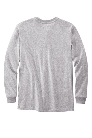 Carhartt Long Sleeve Henley T-Shirt (Heather Grey)