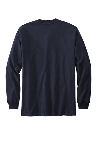 Carhartt Long Sleeve Henley T-Shirt (Navy)