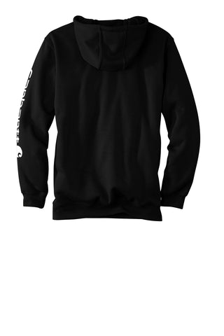 Carhartt Midweight Hooded Logo Sweatshirt (Black)