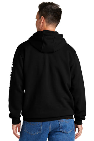 Carhartt Midweight Hooded Logo Sweatshirt (Black)