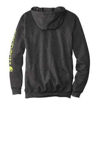 Carhartt Midweight Hooded Logo Sweatshirt (Carbon Heather)