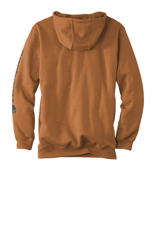 Carhartt Midweight Hooded Logo Sweatshirt (Carhartt Brown)