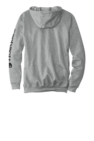Carhartt Midweight Hooded Logo Sweatshirt (Heather Grey)
