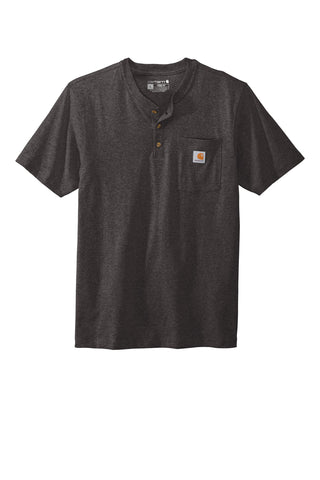 Carhartt Short Sleeve Henley T-Shirt (Carbon Heather)