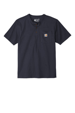 Carhartt Short Sleeve Henley T-Shirt (Navy)