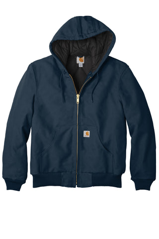 Carhartt Quilted-Flannel-Lined Duck Active Jac (Dark Navy)