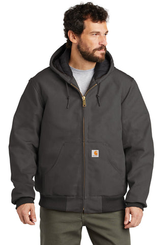 Carhartt Quilted-Flannel-Lined Duck Active Jac (Gravel)