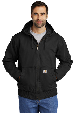 Carhartt Tall Washed Duck Active Jac (Black)