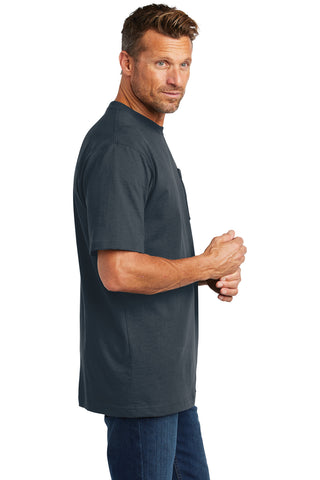 Carhartt Tall Workwear Pocket Short Sleeve T-Shirt (Bluestone)