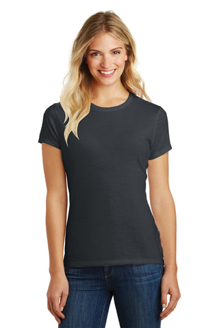 District Women's Perfect Blend CVC Tee (Charcoal)