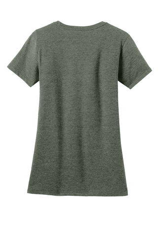 District Women's Perfect Blend CVC Tee (Heathered Olive)